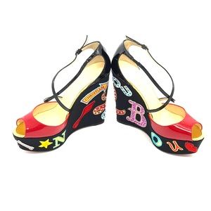Christian Louboutin Size 39.5 Women’s Wedge Shoe